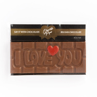 I Love You Chocolate Bar 40g 