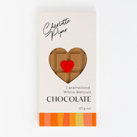  100g Bar Caramelised White Belgian Chocolate