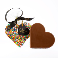 Chocolate Heart 100g with Sprinkles