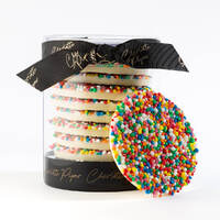 White Chocolate Sprinkle Discs 120g