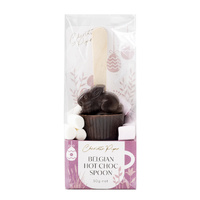 Hot Chocolate Bunny Spoon Dark with Dark Bunny