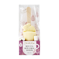 Hot Chocolate Bunny Spoon White with White Bunny