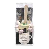 Hot Chocolate Christmas Pudding Spoon Dark