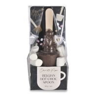 Hot Chocolate Father Christmas Spoon Dark