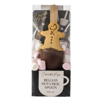 Hot Chocolate Gingerbread Man Spoon Dark