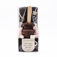Hot Chocolate Dark Spoon with Dark Kiss