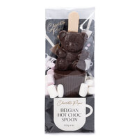 Hot Chocolate Dark Teddy Bear Spoon