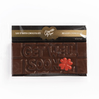 Get Well Soon Chocolate Bar 40g Dark Chocolate