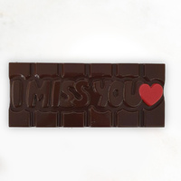 I Miss You Chocolate Bar 40g Dark Chocolate 
