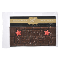 Happy New Year Chocolate Bar 40g Dark Chocolate