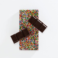 Dark Chocolate Bar 50g with Sprinkles 