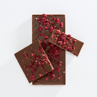 Milk Chocolate Bar 50g Raspberry
