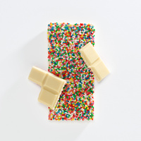 White Chocolate Bar 50g with Sprinkles 