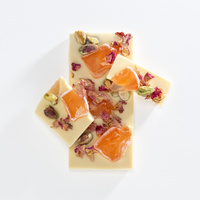 White Chocolate Bar 50g Bar Turkish, Rose & Pistachio