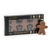 3 Pack Milk Chocolate Ginger Caramel Men 55g