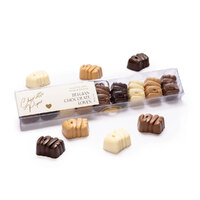 95g Belgian Chocolate Loves (9 pieces) Long Pack, Milk, Dark, White, Caramel