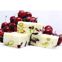 CLEARANCE—White Chocolate Pistachio & Cranberry 150g Fudge