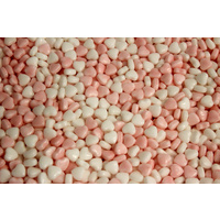 CLEARANCE - Pink and White Candy Hearts 200g