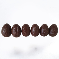 5 Pack Small Picture Hollow Eggs 50g each Dark Chocolate
