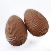 Small Hollow 50g each Egg Bark Design 2 Pack Dark Chocolate