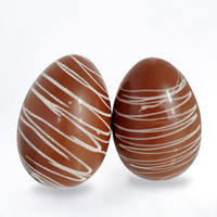 Small Hollow 50g each Egg Milk with White Stripes 2 Pack