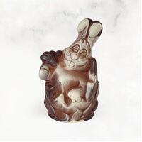 Bunny with Cracked Egg 300g Marble Chocolate