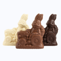 Bunny on Tractor 200g Chocolate