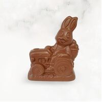 Bunny on Tractor 200g Marble Chocolate