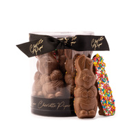 Small Standing Bunny 100g Milk Chocolate with Sprinkles