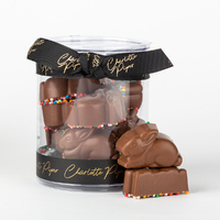 Tiny Sitting Bunny 100g Milk Chocolate with Sprinkles