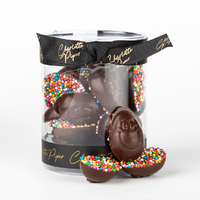 Small Emoji Eggs 100g Dark Chocolate with Sprinkles