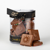 Small Square Easter Chocolates 100g Milk Chocolate with Sprinkles