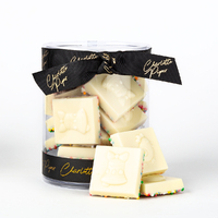 Small Square Easter Chocolates 100g White Chocolate with Sprinkles