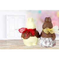 Chocolate Mr & Mrs Bunny