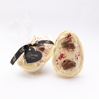Rocky Road Bunny Egg 300g White Chocolate