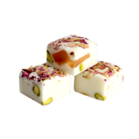 Turkish, Rose & Pistachio Nougat 130g Nougat