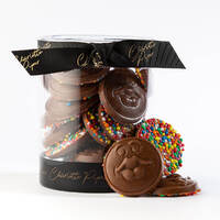 20 Happy Face Sprinkles Milk Chocolate 128g