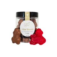 Mini Treat Jar Milk Chocolate Red Frogs 160g