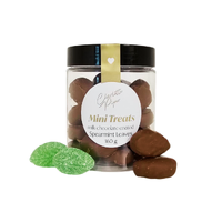 Mini Treat Jar Milk Chocolate Mint Leaves 160g