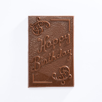 Chocolate Happy Birthday Plaque