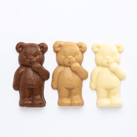 6 Solid Chocolate Lil Bear Treats