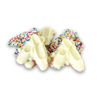 6 Solid Chocolate Ballet Shoes