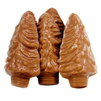 Chocolate Xmas Trees Medium 4 Pack