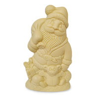 Santa with Teddy 380g White Chocolate