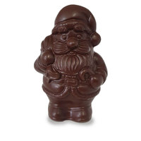 Santa with Candy Stick 135g Dark Chocolate