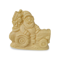 Santa Tractor 200g White Chocolate