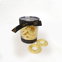 White Chocolate Christmas Wreaths with Sprinkles 90g