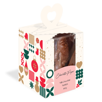 Xmas Box Chocolate Small Santas 100g
