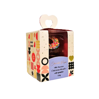 Xmas Box White Chocolate Christmas Wreaths with Sprinkles 100g