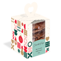 Xmas Box Chocolate Holly Leaves 100g